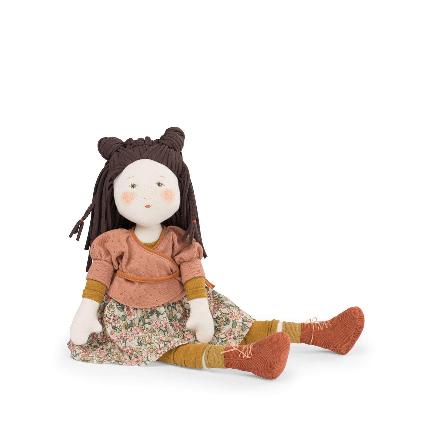 Bambola in Stoffa Marjolaine – Collezione Les Rosalies