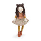 Bambola in Stoffa Marjolaine – Collezione Les Rosalies