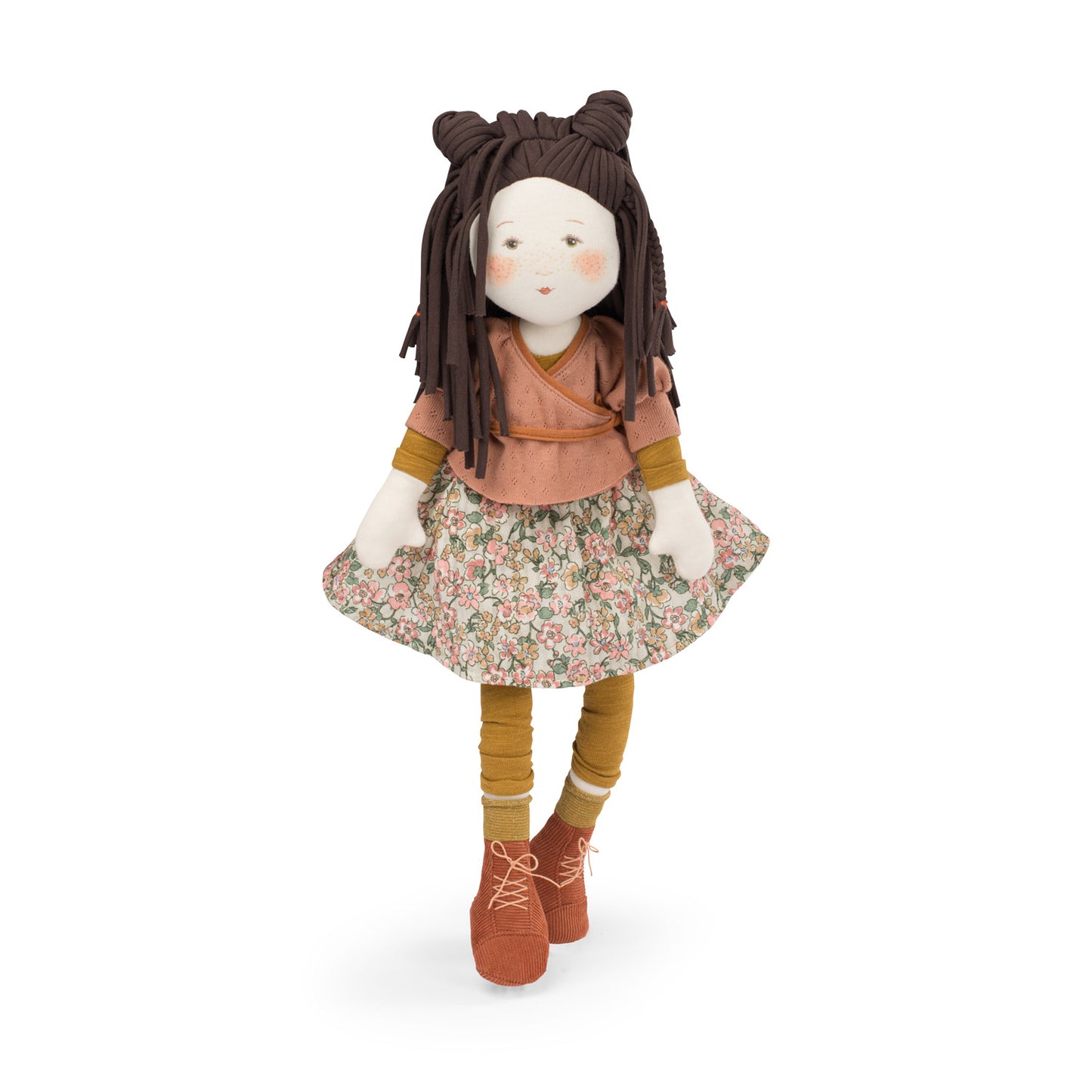 Bambola in Stoffa Marjolaine – Collezione Les Rosalies