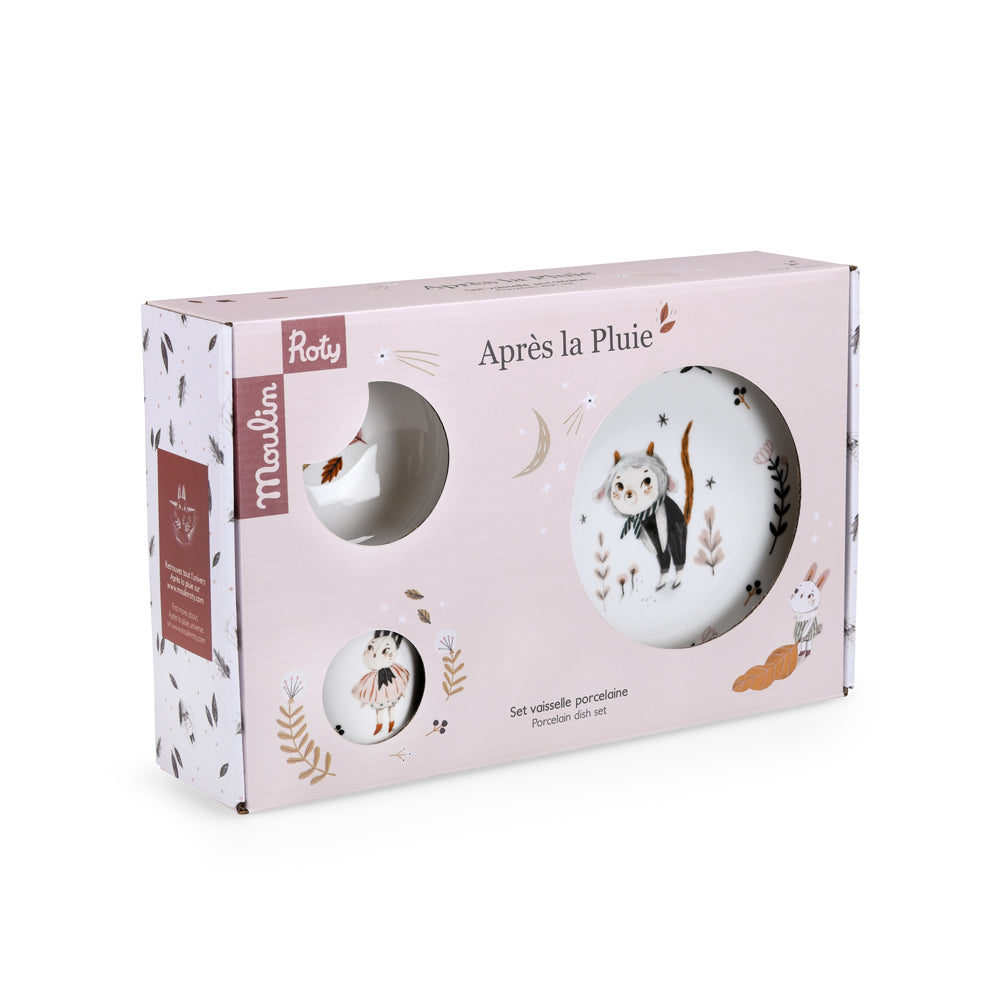 Set pappa in porcellana per bambini - Dopo la pioggia Moulin Roty