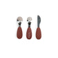 Set Posate in Silicone e Acciaio