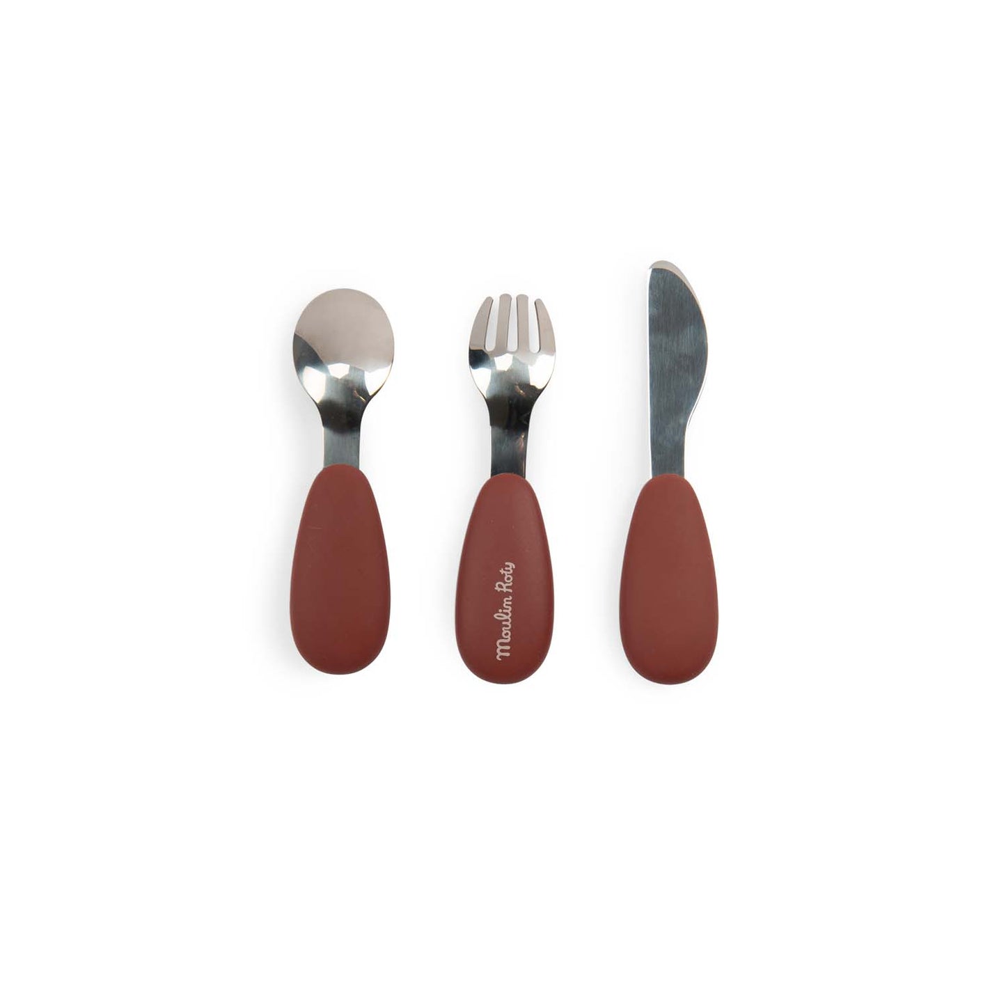 Set Posate in Silicone e Acciaio