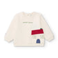 Completo neonato felpa e pantaloni fantasia Sweet Home - Newborn