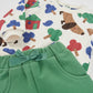 Completo neonato felpa e pantaloni fantasia Sweet Home - Newborn