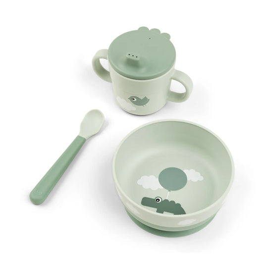 Set Pappa Foodie - Ciotola Tazza e Cucchiaio - Happy Clouds
