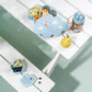 Lunch box e snack con bottiglia con cannuccia - Playground