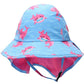 Cappellino Estivo Bambini con Falda Lunga Protettiva - UPF 50+