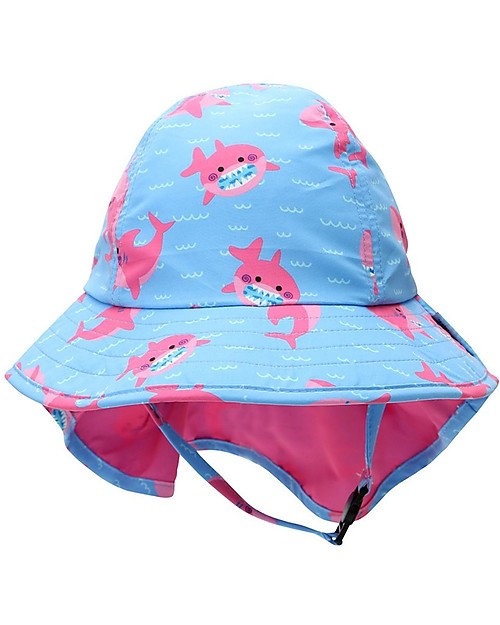 Cappellino Estivo Bambini con Falda Lunga Protettiva - UPF 50+