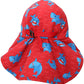 Cappellino Estivo Bambini con Falda Lunga Protettiva - UPF 50+