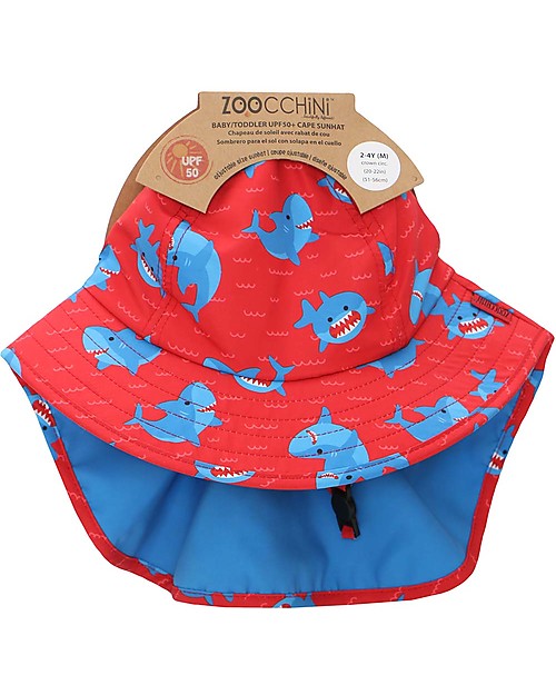 Cappellino Estivo Bambini con Falda Lunga Protettiva - UPF 50+