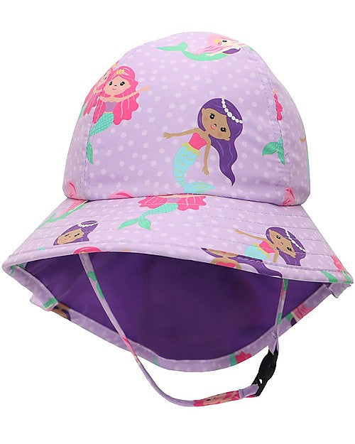 Cappellino Estivo Bambini con Falda Lunga Protettiva - UPF 50+