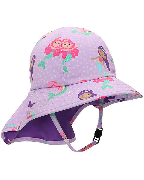 Cappellino Estivo Bambini con Falda Lunga Protettiva - UPF 50+