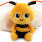 Peluche reversibile con chiusura a zip – Ape/Mandarino