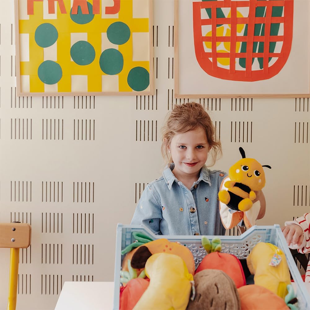 Peluche reversibile con chiusura a zip – Ape/Mandarino