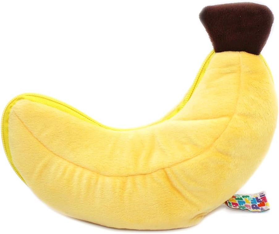 Peluche trasformabile con zip – Farfalla/Banana 2 in 1