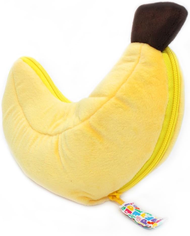 Peluche trasformabile con zip – Farfalla/Banana 2 in 1