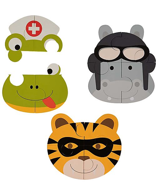 Set Puzzle Adesivi da Bagno – Animali | 3+ anni