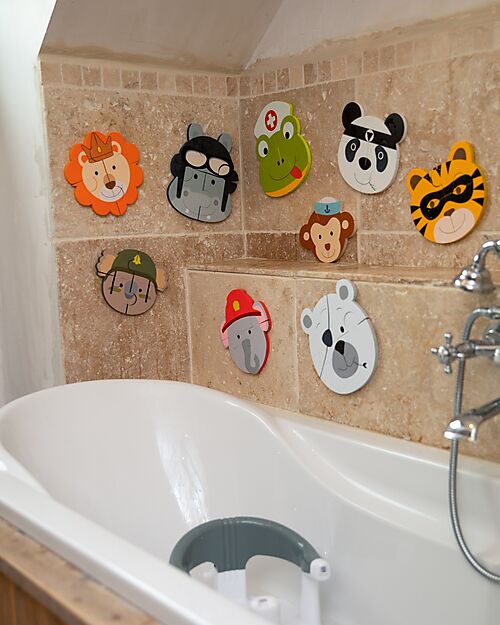 Set Puzzle Adesivi da Bagno – Animali | 3+ anni