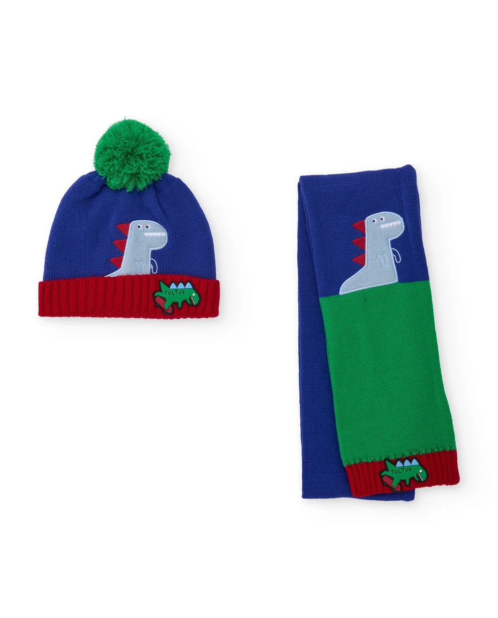 Set cappello e sciarpa bambini TucTuc boy – Dinosauro