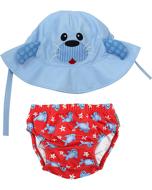 Costume contenitivo + cappellino UPF 50+ – ZOOCCHINI - Newborn, Boy, Girl
