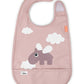 Bavaglino impermeabile con tasca – Design Happy Clouds