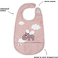 Bavaglino impermeabile con tasca – Design Happy Clouds