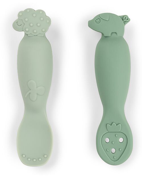 Set di Cucchiai in Silicone per l'Apprendimento - Done by Deer