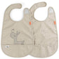 Set di 2 Bavaglini Impermeabili con Chiusura in Velcro- Croco - Done by Deer