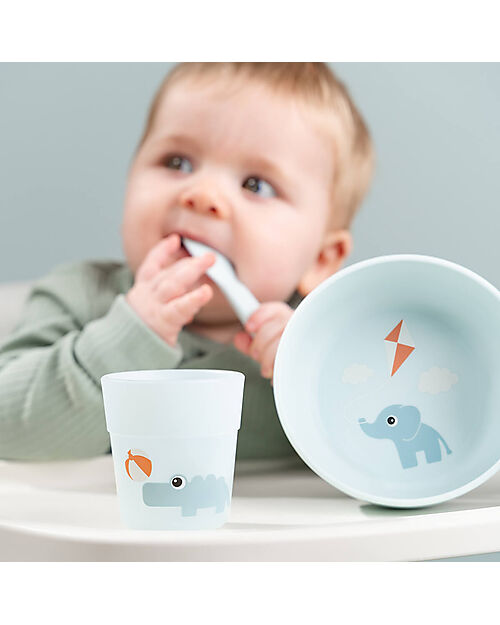 Set pappa Foodie – Ciotola, bicchiere e cucchiaio – Elphee & Croco