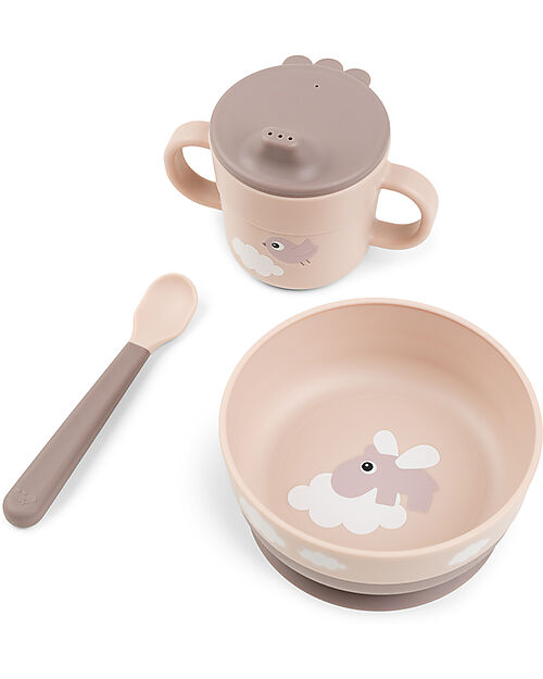 Set pappa Foodie – Ciotola, bicchiere e cucchiaio – Collezione Tiny Farm