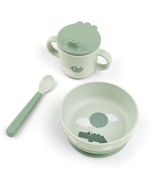 Set pappa Foodie – Ciotola, bicchiere e cucchiaio – Collezione Tiny Farm