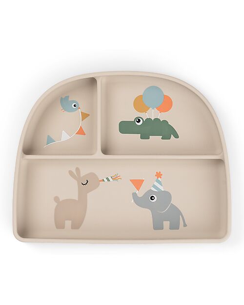 Piatto Stick&Stay con scomparti