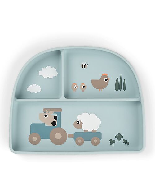 Piatto Stick&Stay con scomparti