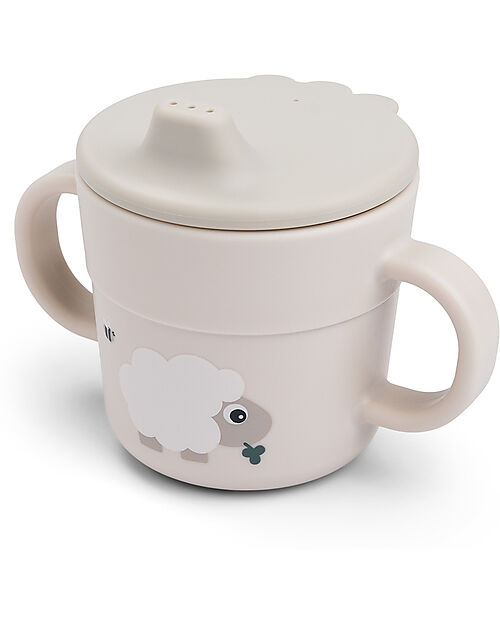 Tazza Bambini con beccuccio e manici – 100% silicone alimentare