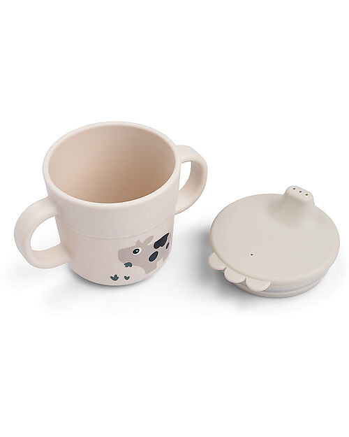 Tazza Bambini con beccuccio e manici – 100% silicone alimentare
