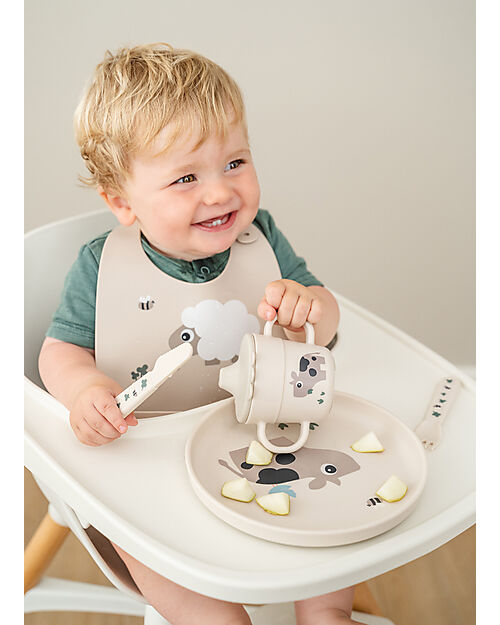 Tazza Bambini con beccuccio e manici – 100% silicone alimentare