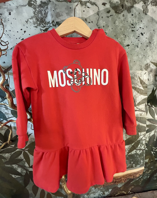 Vestitino Moschino Baby in felpa – tg 18-24 mesi - Second Hand