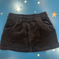 Gonnellina in velluto nero Benetton (3-4 anni) - Second Hand