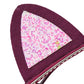 Fermagli per bambina a forma di orecchie con glitter rosa