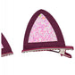 Fermagli per bambina a forma di orecchie con glitter rosa