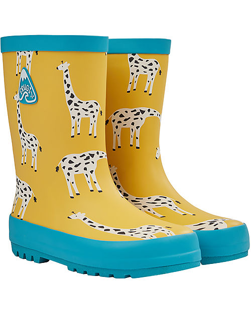 Stivali da Pioggia Frugi in Gomma Naturale – Giraffa