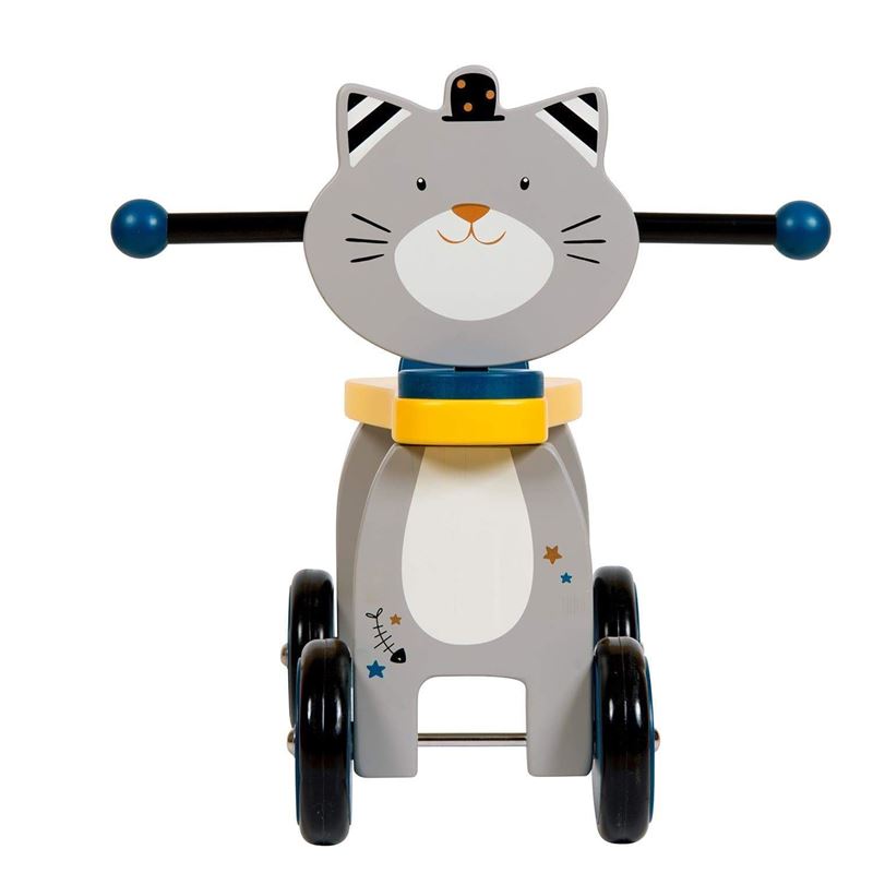 Triciclo Primipassi in Legno – Cavalcabile per Bambini 1+ Anno