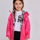 Impermeabile Fucsia con Stampa Floreale - TucTuc Girl