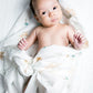 Copertina Swaddle in Mussola di Cotone 120x120 – Morbida, Traspirante e Multiuso