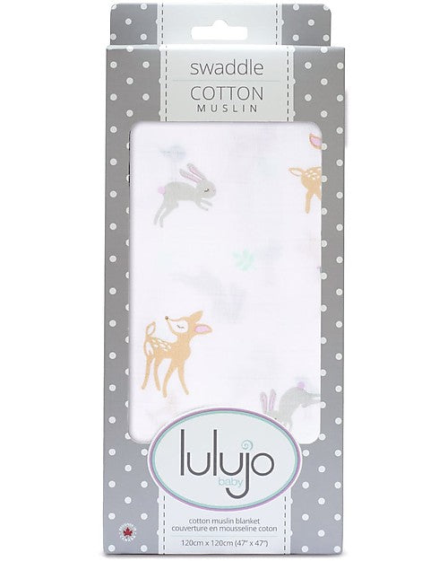 Copertina Swaddle in Mussola di Cotone 120x120 – Morbida, Traspirante e Multiuso