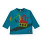 Maglietta a maniche Lunghe con stampa escavatore –   TucTuc Boy