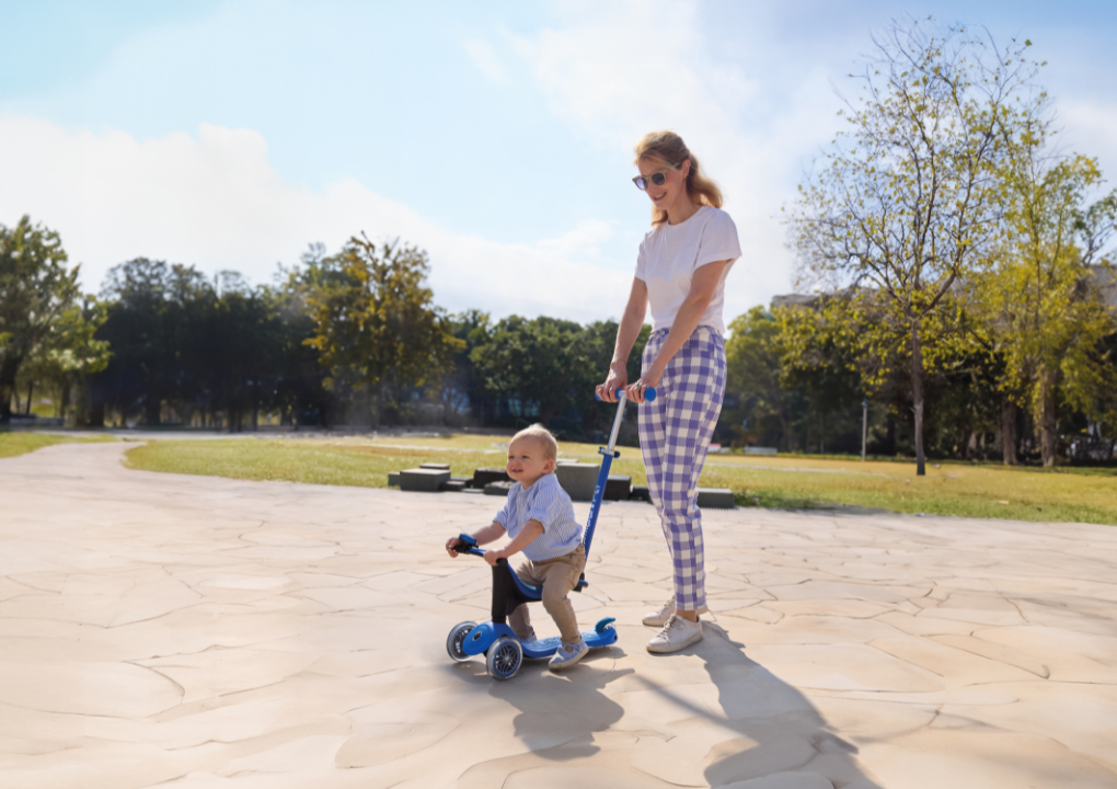 Monopattino Bambini 3 in 1 Evolutivo con Seduta