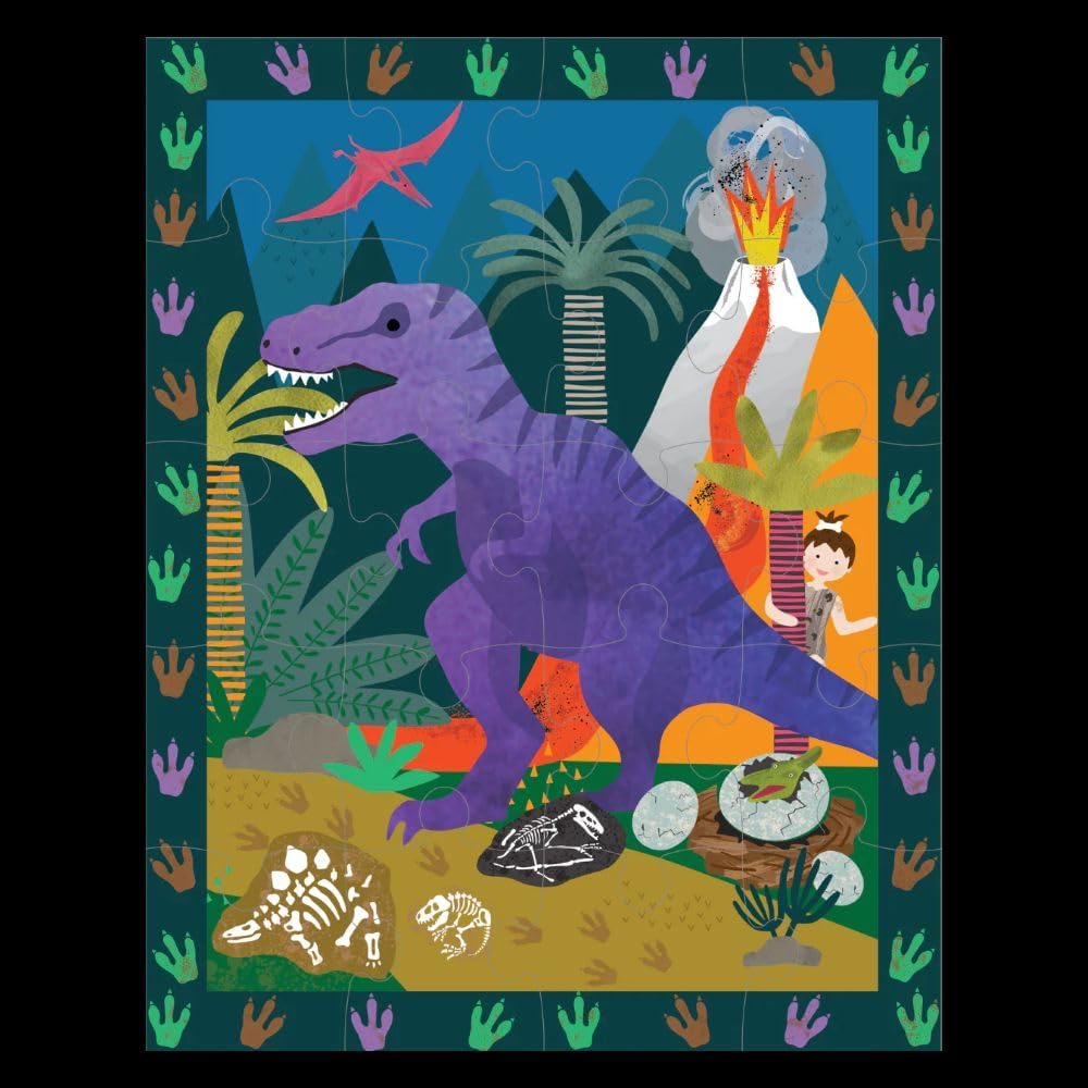 Gioco Magnetico bambini Multi Play - Dinosauri - Floss & Rock