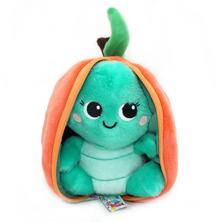 Peluche trasformabile 2 in 1 con zip – Tartaruga/Pesca