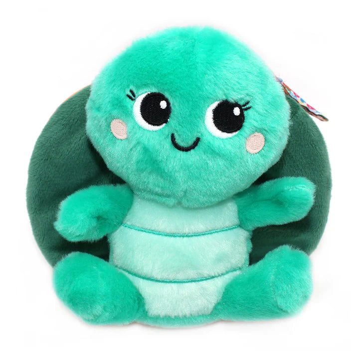 Peluche trasformabile 2 in 1 con zip – Tartaruga/Pesca